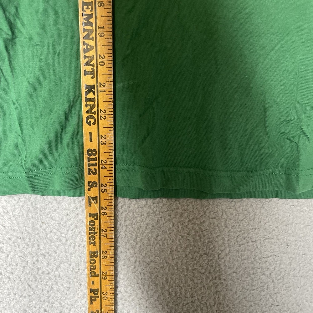 Tommy Hilfiger T-Shirt Men XS Green Logo Stripe Flag Crew Neck Short Sleeve - Picture 3 of 6